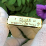 Napoleon brass Zippo Armor lighter reverse artwork