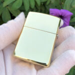 Napoleon brass Zippo Armor lighter imperial ornament detail