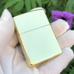Napoleon Zippo Armor lighter base stamp close-up