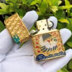 ZippoPlatedGoldenJacketJapaneseCrane_05