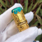 Zippo gold enamel Crane jacket lighter – alternate view 5