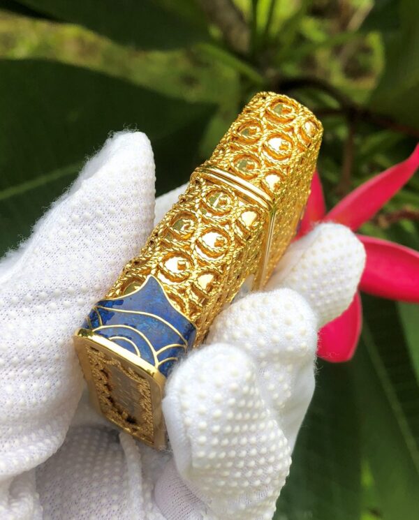 ZippoPlatedGoldenJacketJapaneseCrane_12 ZippoPlatedGoldenJacketJapaneseCrane_12