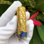 Zippo gold enamel Crane jacket lighter – alternate view 10