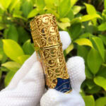 Zippo gold enamel Crane jacket lighter – alternate view 16