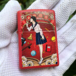 Zippo Chasing Dreams Windy red matte lighter – alternate view 8