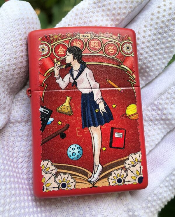 ZippoRedMatteWindyGirlDreamer_08