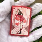 ZippoRedMatteWindyGirlLimitedEdition_02