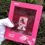 ZippoRedMatteWindyGirlLimitedEdition_10