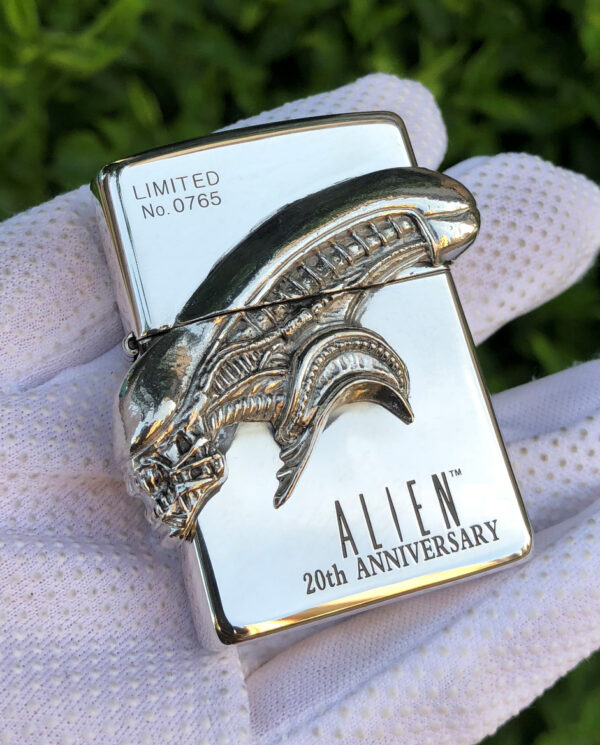 ZippoSterlingSilverLimitedEditionAlien