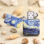 Zippo Van Gogh The Starry Night full-wrap color lighter – alternate view 2