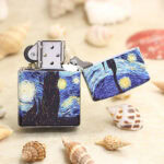 Zippo Van Gogh The Starry Night full-wrap color lighter – alternate view 3