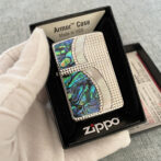 ZippoinlayshellSmodelPlatedSilver
