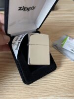 Zippo #26 sterling silver Armor lighter in its presentation box