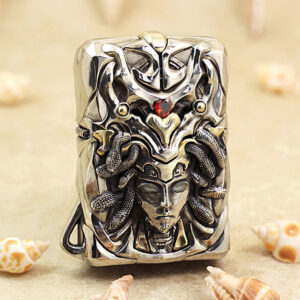 Zippo Medusa in Ancient Greek Art Metal Jacket Lighter