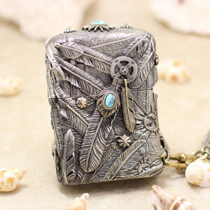 Zippo Plated Silver Flying Eagle Jacket Lighter