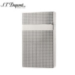 S.T. Dupont Ligne 2 silver Diamond Head guilloché lighter 16184 – product view 2