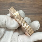 S.T. Dupont Ligne 2 rose gold Diamond Head guilloché lighter 16424 – product view 3