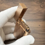 S.T. Dupont Ligne 2 rose gold Diamond Head guilloché lighter 16424 – product view 7