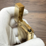 S.T. Dupont Ligne 2 yellow gold vertical guilloché lighter 16827 — additional product view 5