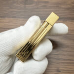 S.T. Dupont Ligne 2 yellow gold vertical guilloché lighter 16827 — additional product view 8