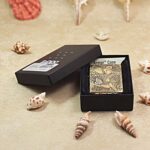 Wolf Girl high-polish brass Zippo Armor lighter in presentation box