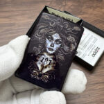 Zippo Medusa design full-wrap color lighter – alternate view 2