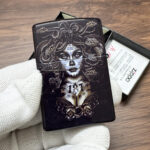 Zippo Medusa design full-wrap color lighter – alternate view 5