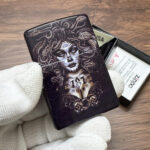 Zippo Medusa design full-wrap color lighter – alternate view 8