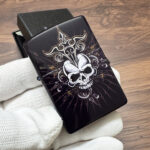 Zippo Skull design full-wrap color lighter – alternate view 7
