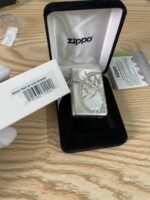 Zippo Tree of Life sterling silver Armor lighter in its original presentation box