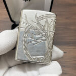 Sculpted branches on the Tree of Life sterling silver Zippo Armor lighter