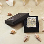 H.R. Giger Alien silver-tone Zippo Armor lighter in presentation box