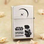 Star Wars Zippo Armor lighter character and emblem engraving detail