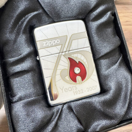 Zippo 2007 75th Anniversary Taiwan Armor Lighter 75075