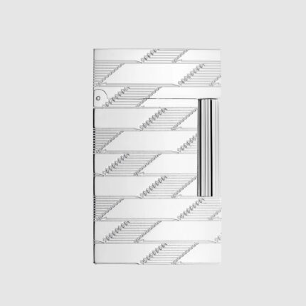 S.T. Dupont Ligne 2 Monogram 1872 palladium guilloché lighter C16180