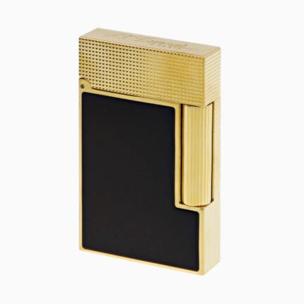 S.T. Dupont Ligne 2 micro diamond head matte black lacquer lighter C16601