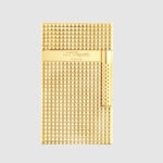 S.T. Dupont Le Grand Yellow Gold Diamond Head Lighter C23009 front view