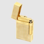 Open-lid view of S.T. Dupont Le Grand dual-flame lighter C23009