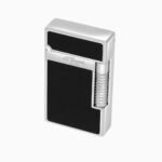 Angled view of S.T. Dupont Le Grand Black Palladium Lighter C23010