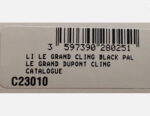 S.T. Dupont Le Grand Black Palladium Lighter reference label C23010