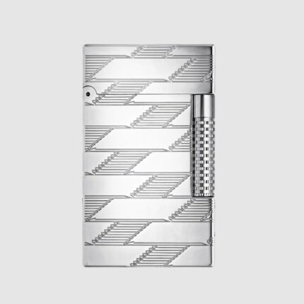 S.T. Dupont Le Grand Monogram 1872 Palladium Lighter C23180 front view