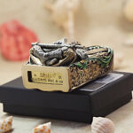 Zippo Brass Monkey King Metal Jacket Lighter – alternate view 4
