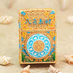 Zippo Gold-Tone Enamel Wealth Abacus Jacket Lighter – alternate view 1