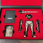 Zippo Dragon Warrior detachable magnetic figurine lighter – alternate view 3