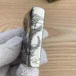Japanese Zippo silver-plated phoenix lighter – alternate view 1