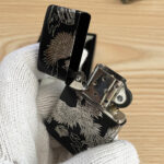 Japanese Zippo silver-plated lacquer art phoenix lighter – alternate view 10