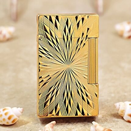 Karl Wieden KW-T0208K Gold-Tone Sunflower lighter product gallery photograph 1