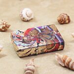 Zippo Nezha full-wrap color lighter – alternate view 4