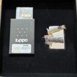 Zippo High-Polish Pistol Emblem Jacket Lighter