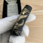 Japanese Zippo gold-plated lacquer art phoenix lighter – alternate view 2